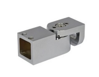 15 mm Square  Ajustable Wall Mount / Satin, Polish