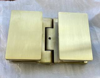 Glass-Glass Screen Hinge  / Gold Brushed Finishing