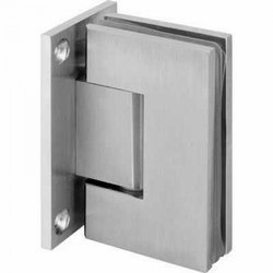 Frameless Door Spring Wall Mount Hinge  / Satin, Polish