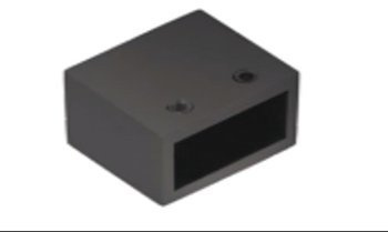 10x20 Black  Fixed Wall Mount