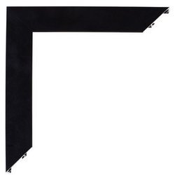 Black Anodized Mirror Frame  Profile , L=3 m