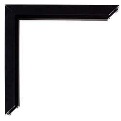 Black Anodized Mirror Frame  Profile , L=3 m