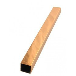 Square 15 mm Support Bard /Brass Polish/ L-150 cm