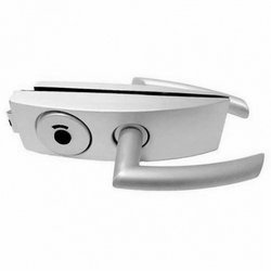 Bathroom Glass Door Lock with Handle and Blockade Function
