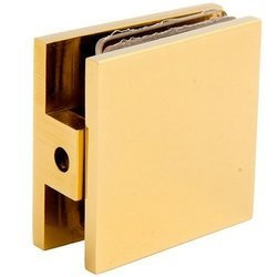 W2G Brass Polish Glass Shower Bracket